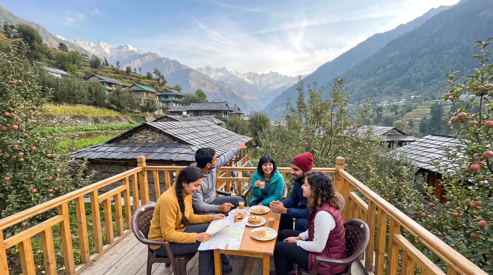 Kasol & Kheerganga: Breakfast in Tosh